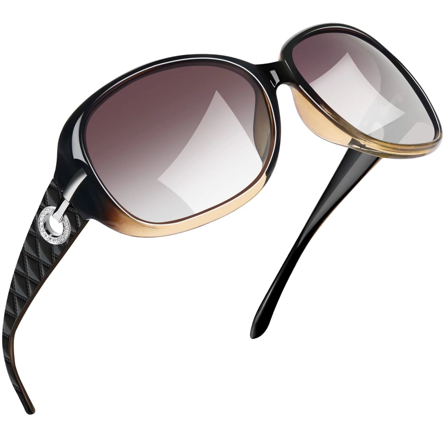 Wide Frame UV Blocking Polarized Sunglasses