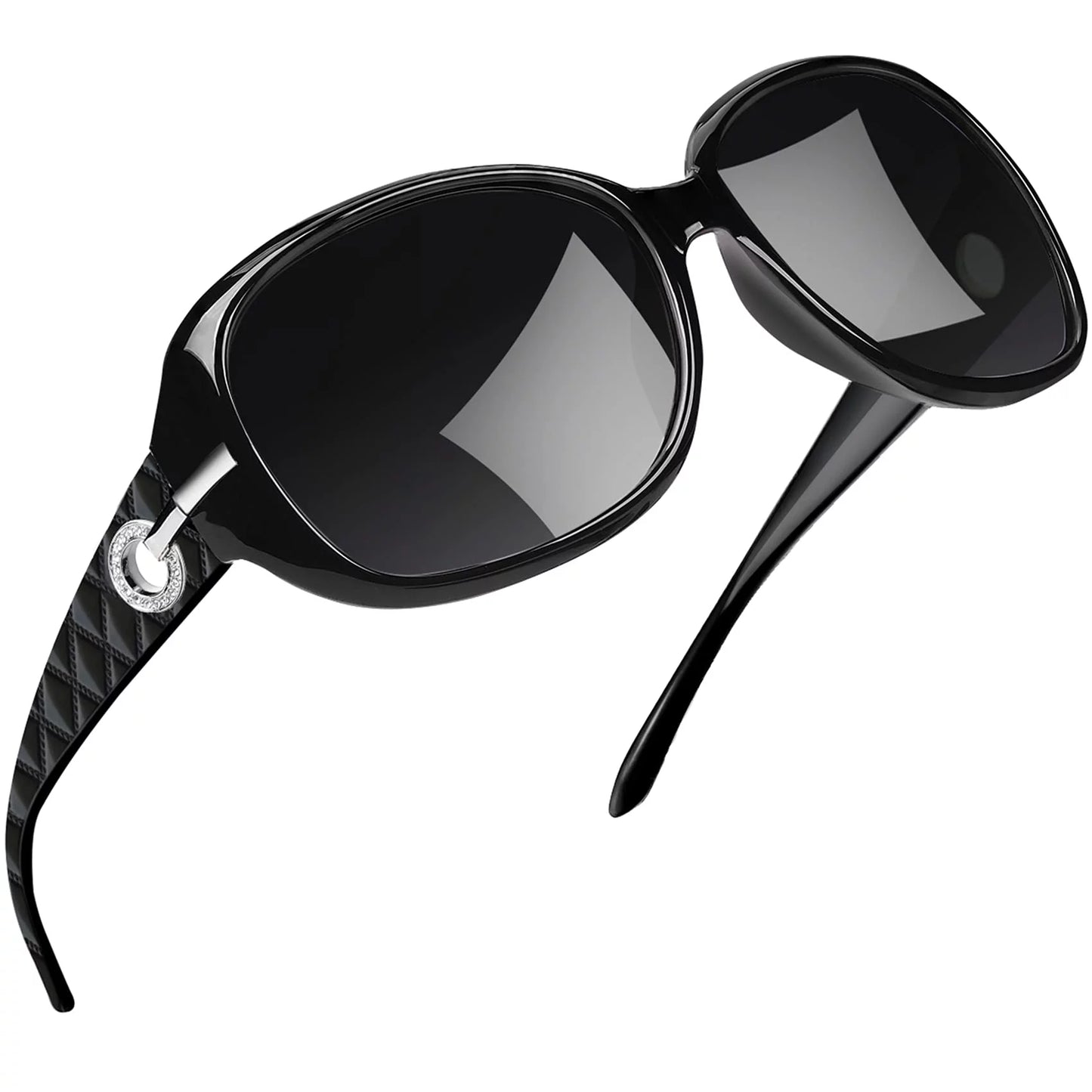 Wide Frame UV Blocking Polarized Sunglasses