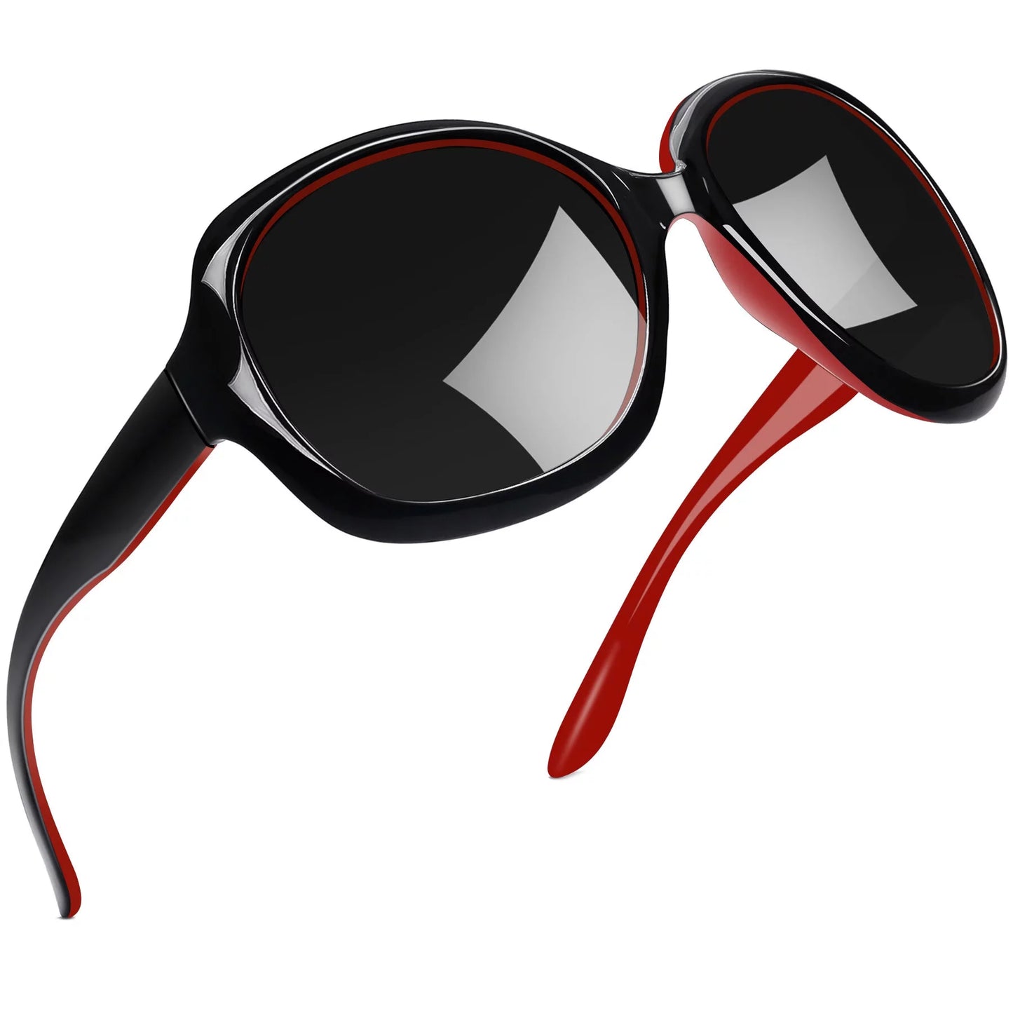 Wide Frame UV Blocking Polarized Sunglasses