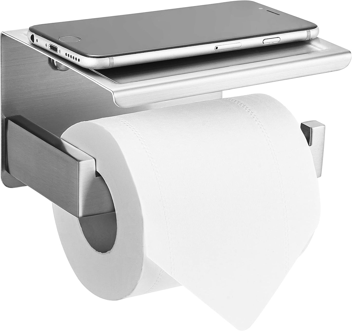 Toilet Paper Holder with Shelf