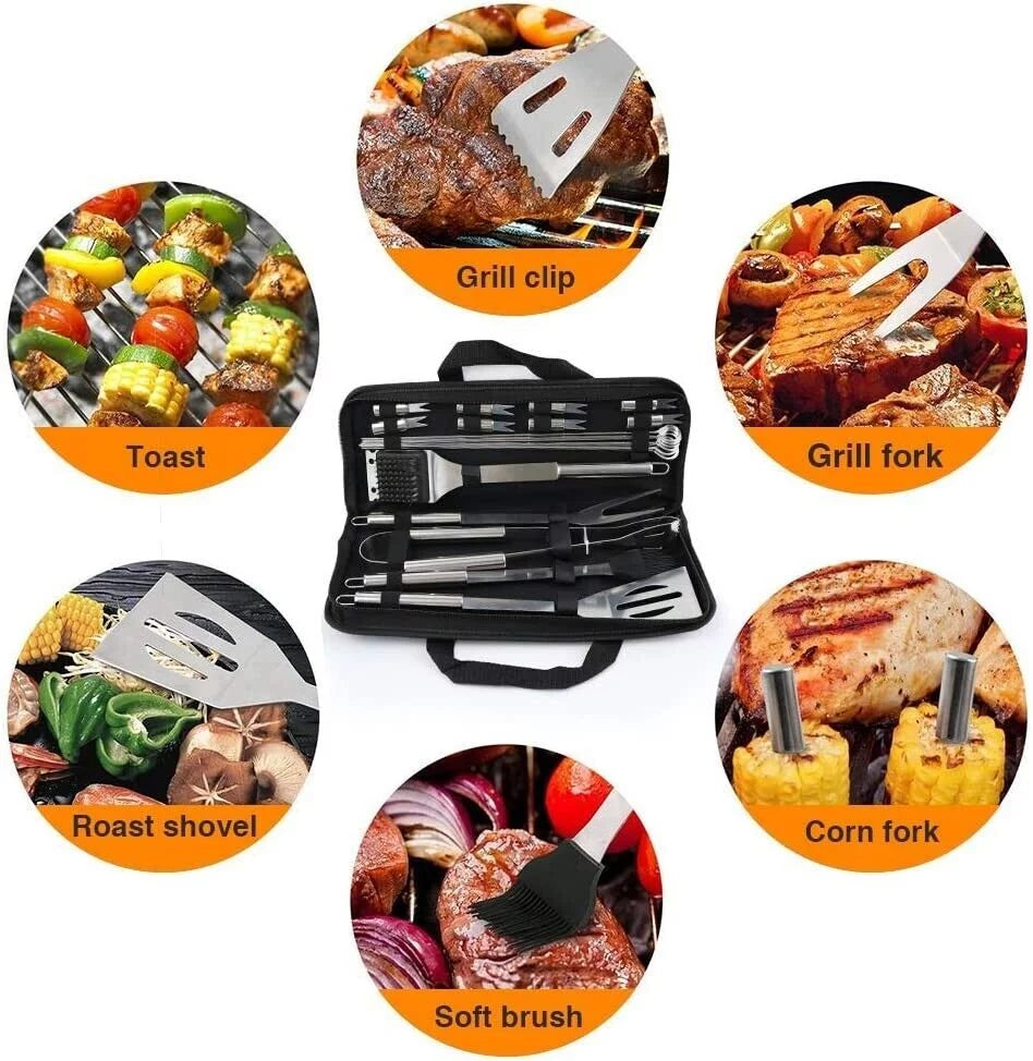Stainless Steel Grill Set