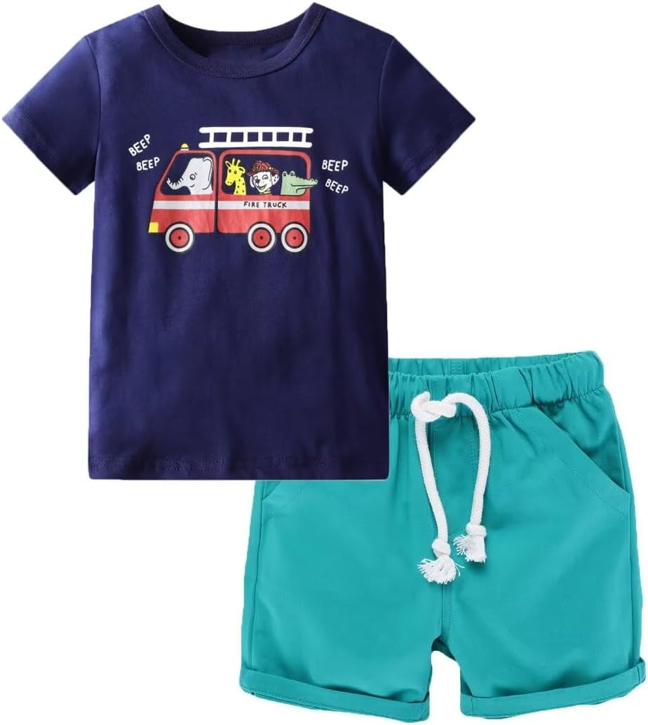 Boy's Summer Outfits 2 Pcs sets