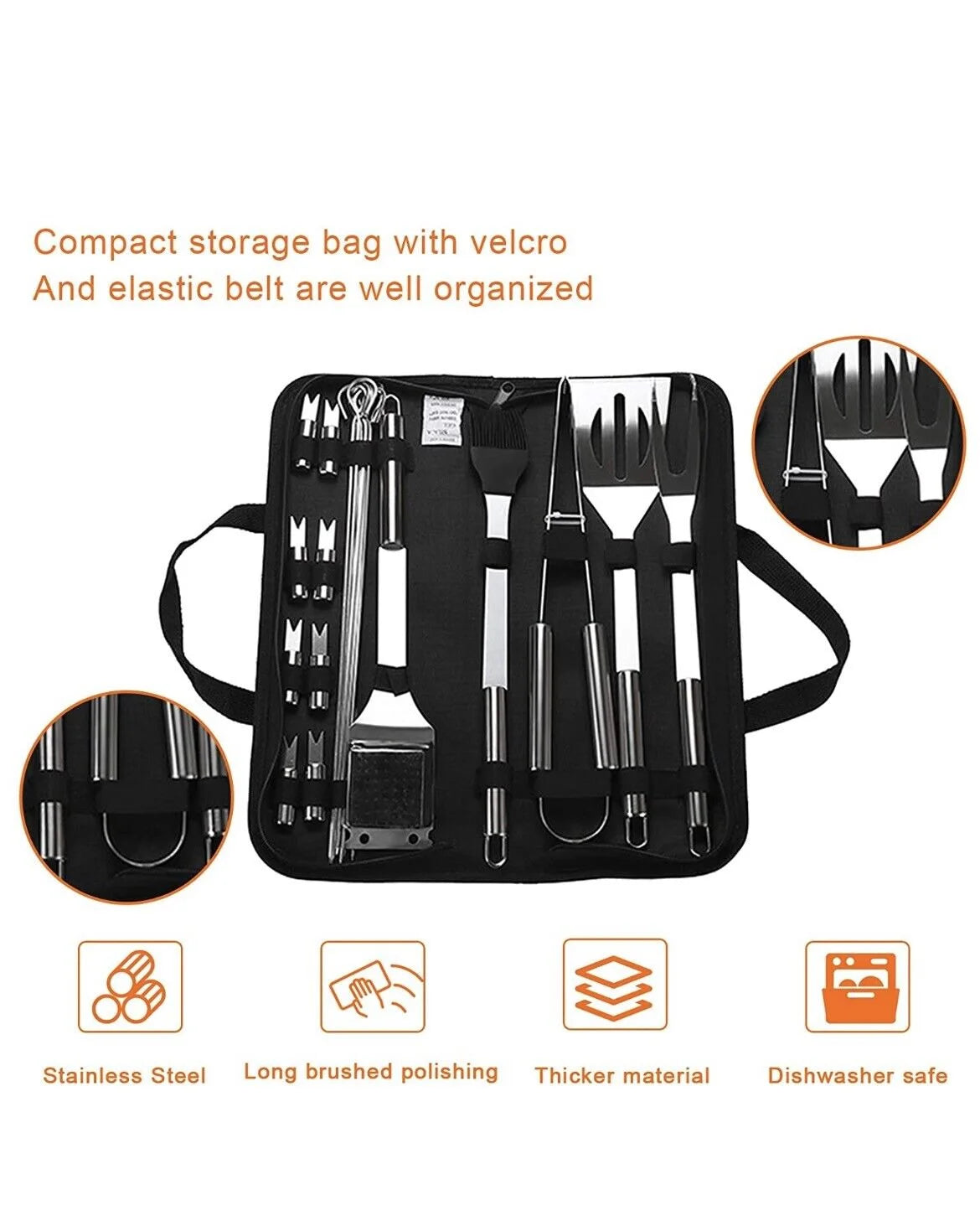 Stainless Steel Grill Set
