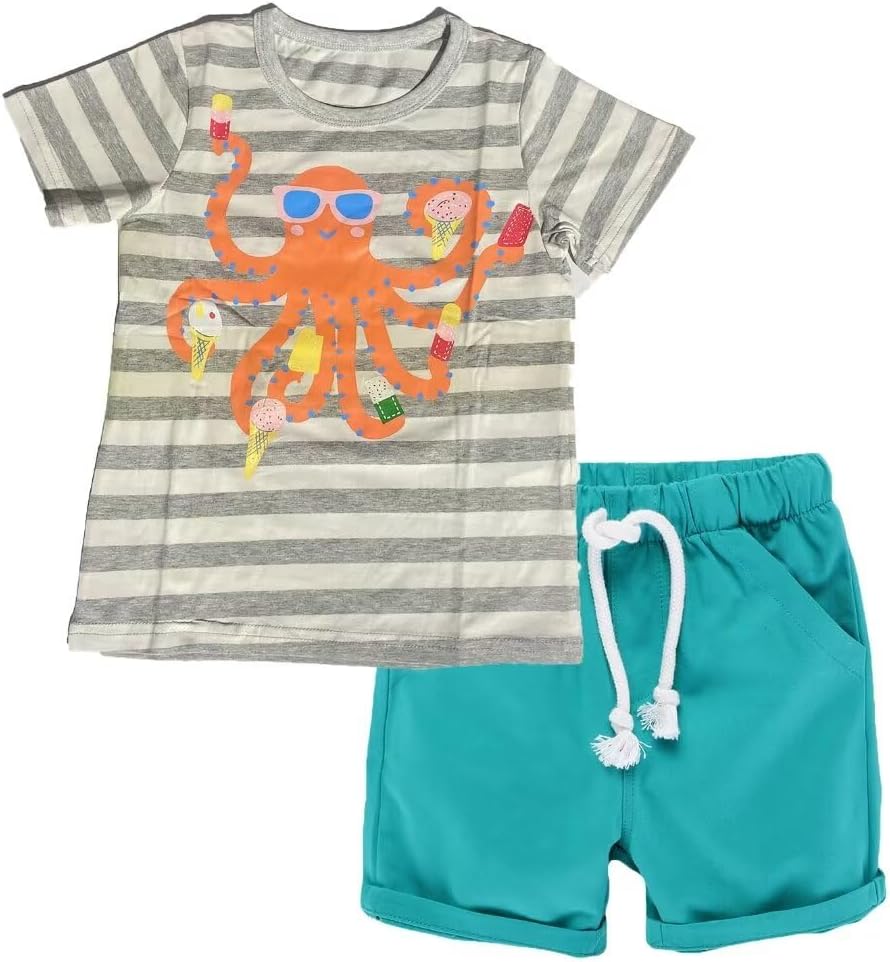 Boy's Summer Outfits 2 Pcs sets