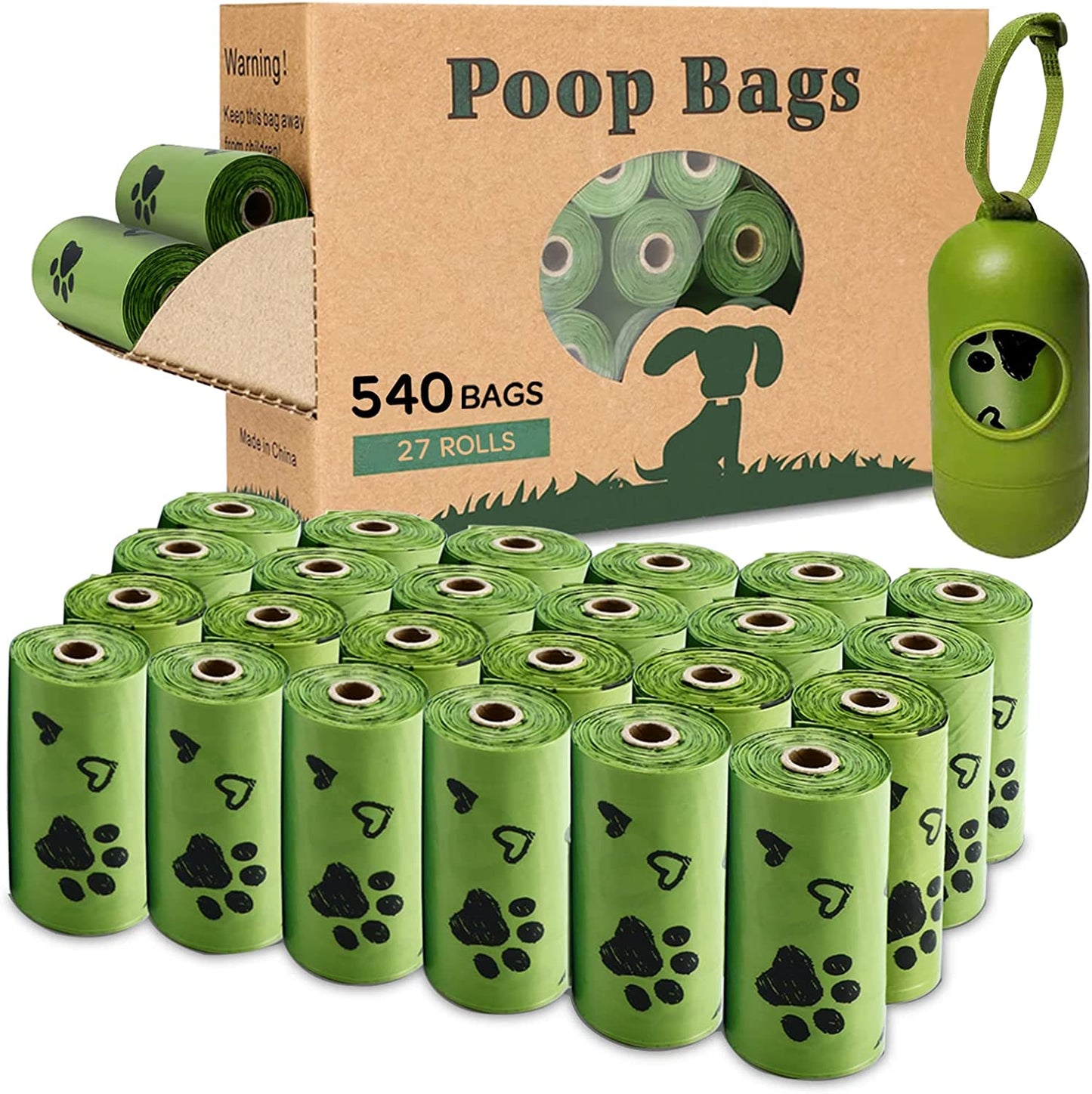 Dog Poop Bags - Extra Thick, Strong & Leak Proof