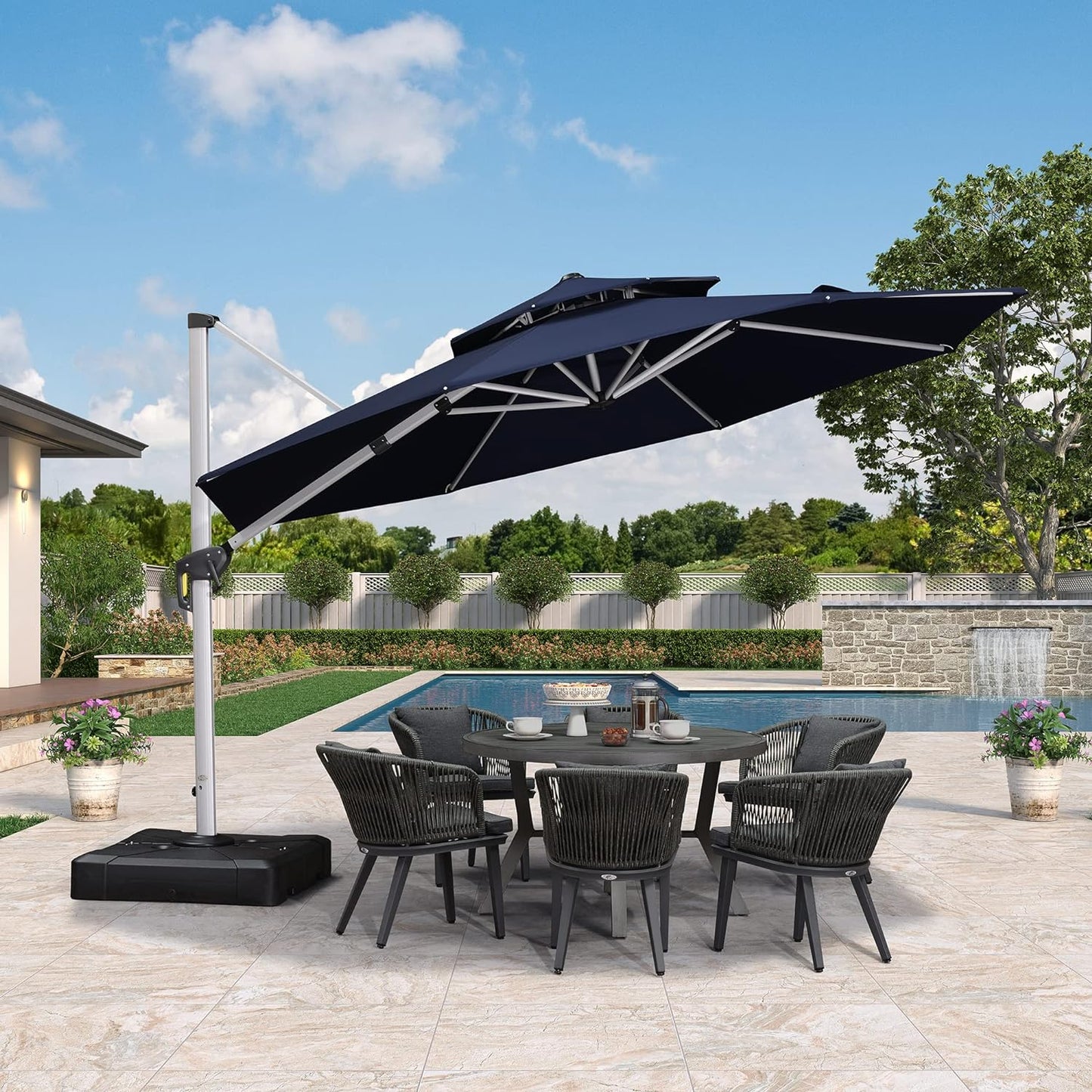 Double Top round Patio Umbrella