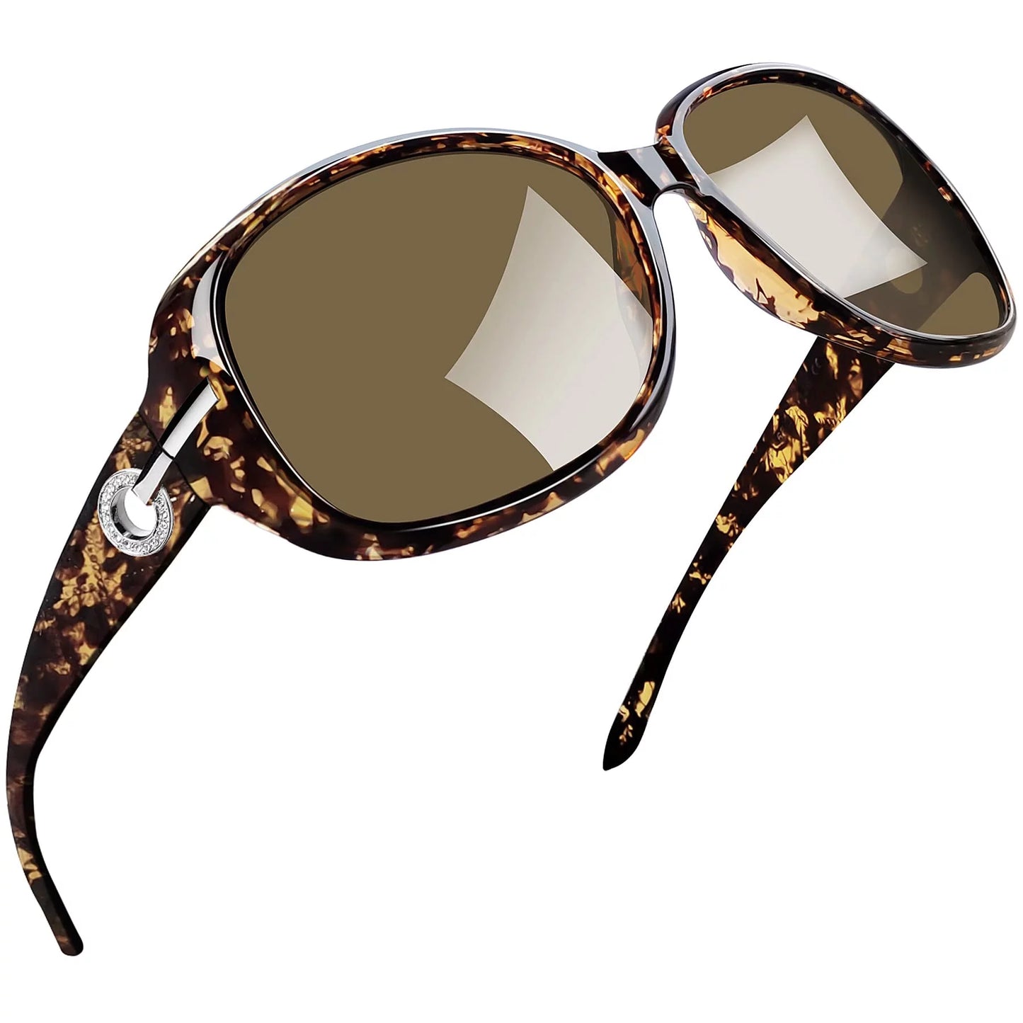 Wide Frame UV Blocking Polarized Sunglasses