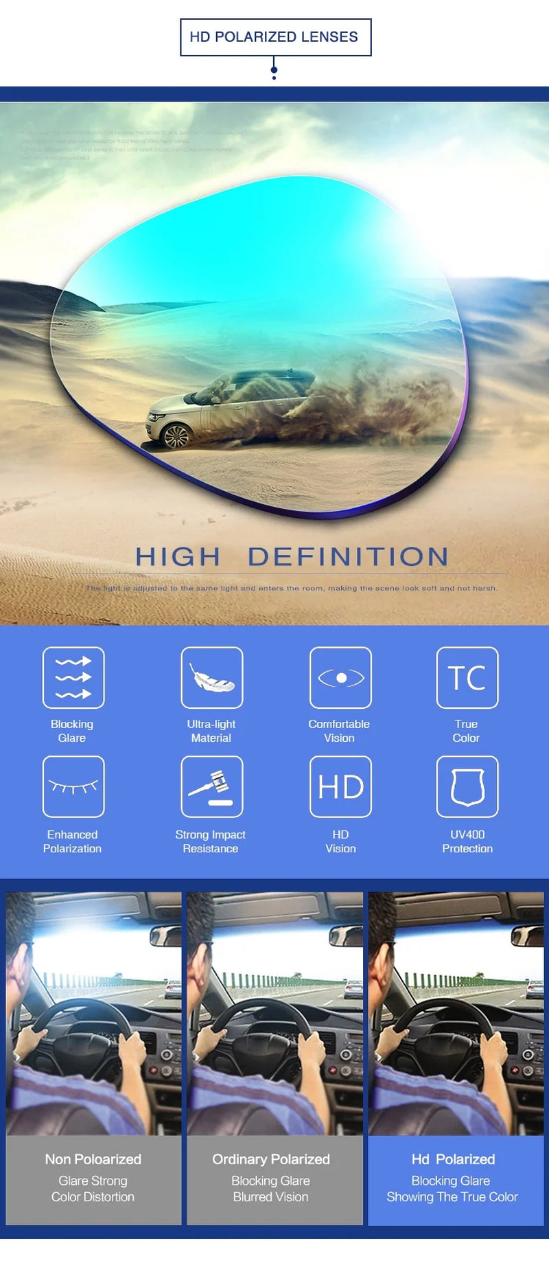 Men's Polarized Sports Sunglasses