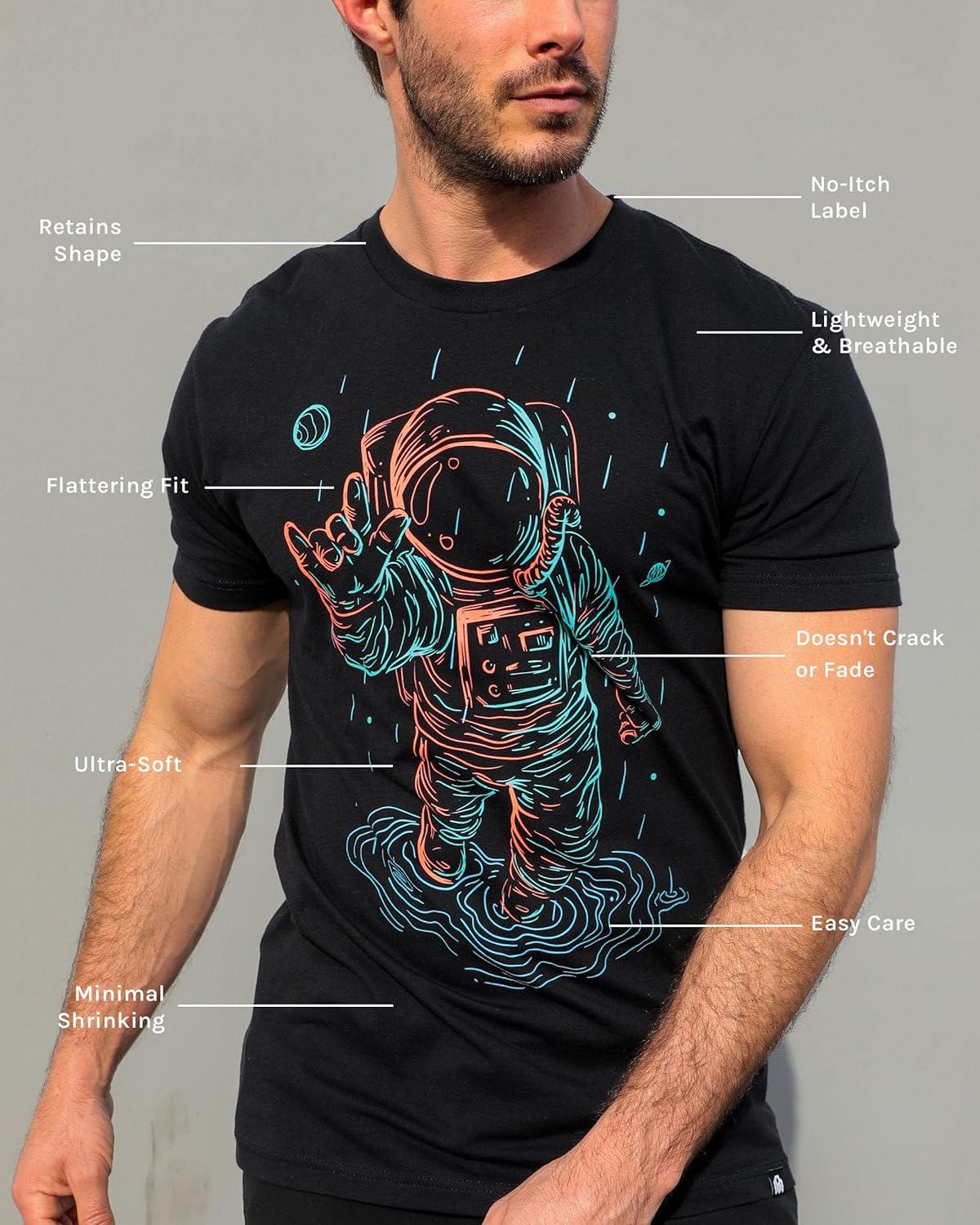 Men's Premium Graphic Tees - Short Sleeve