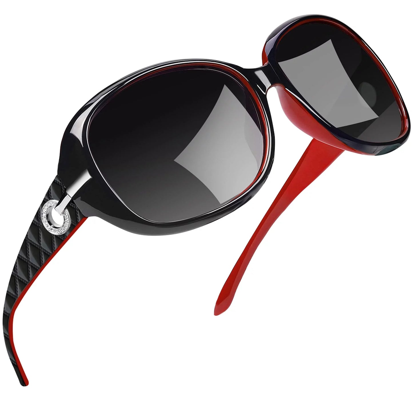 Wide Frame UV Blocking Polarized Sunglasses