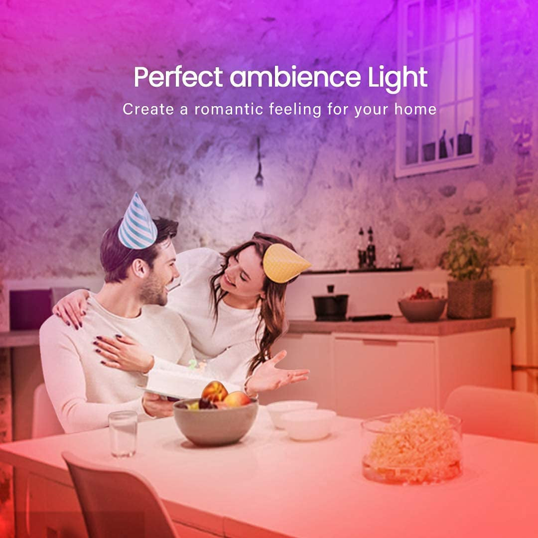 Bluetooth LED Strip Lights with Music Sync, Phone Controller and IR Remote(App+Remote +Mic).