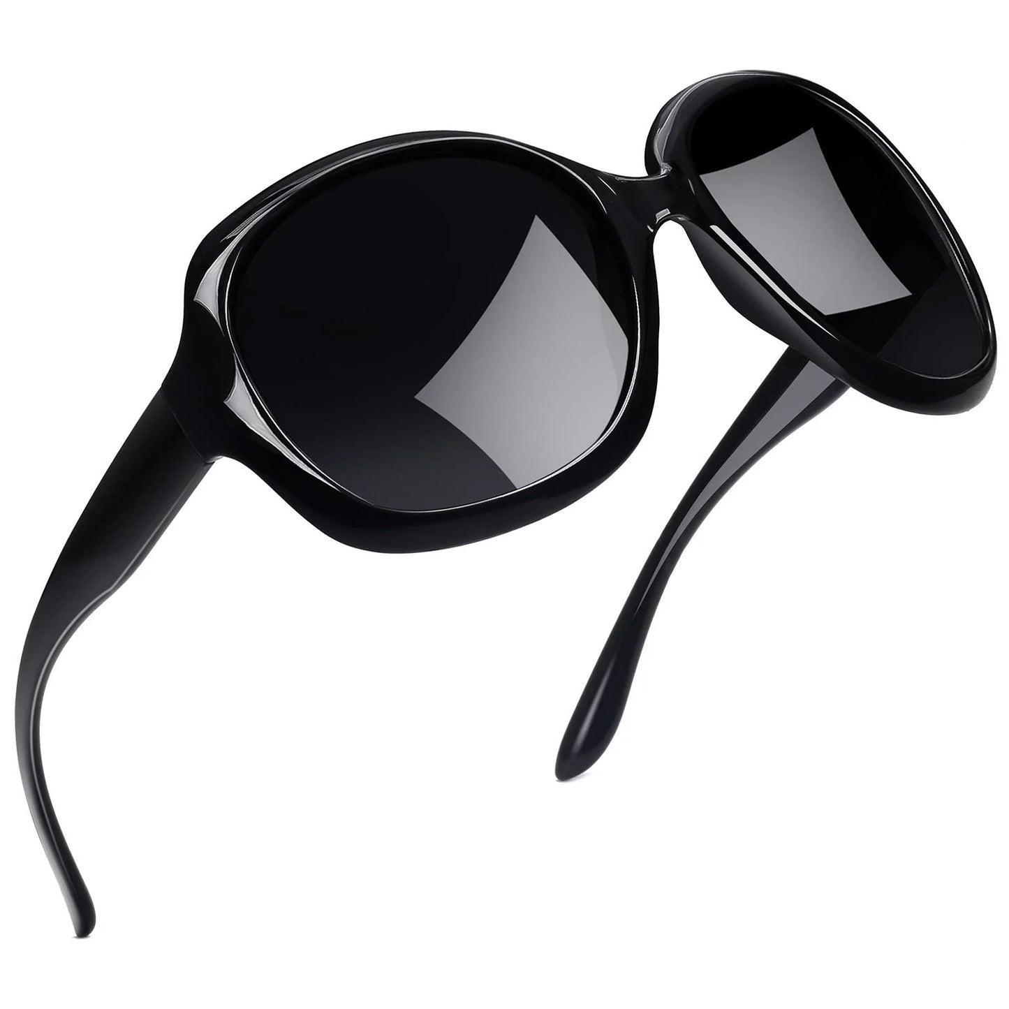 Wide Frame UV Blocking Polarized Sunglasses