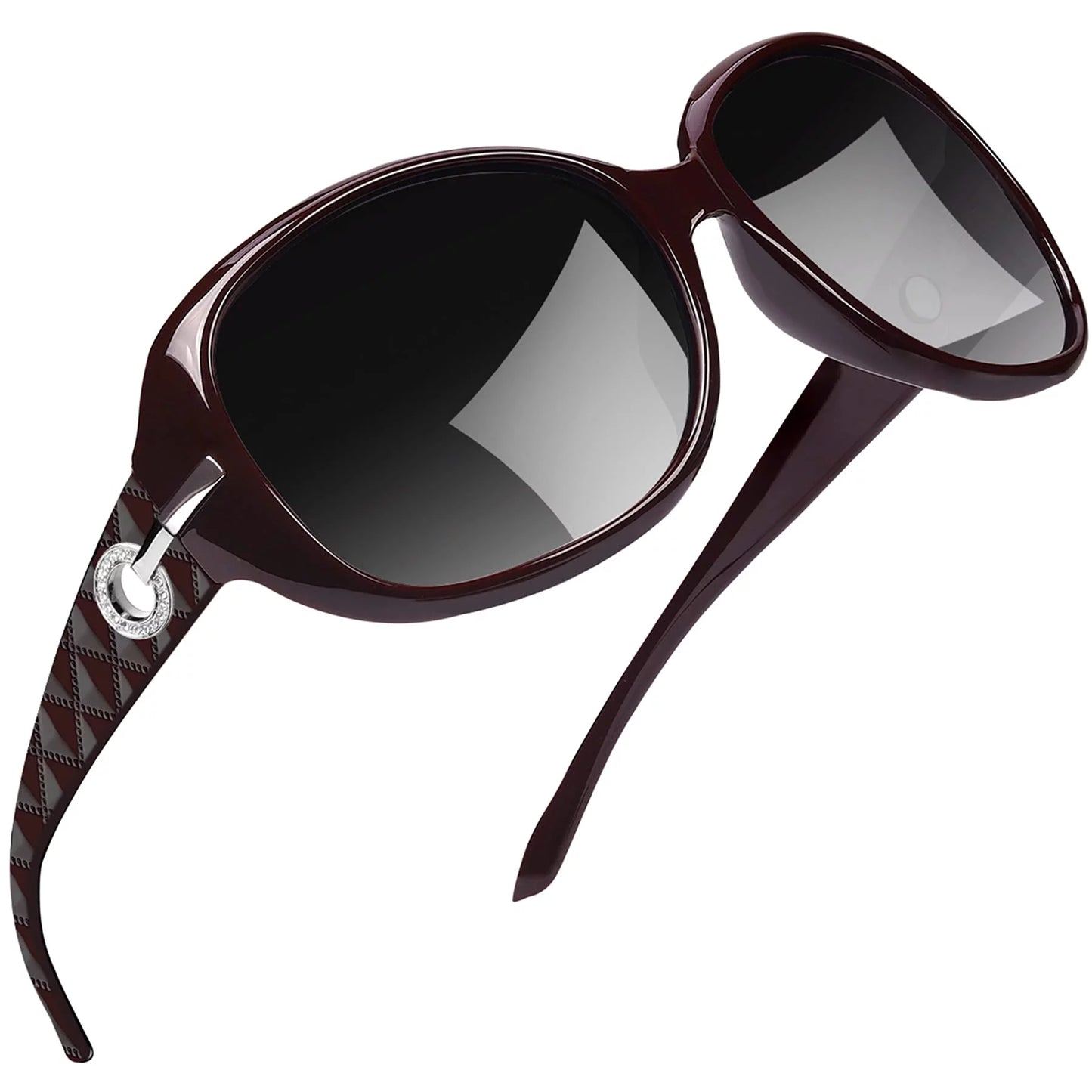 Wide Frame UV Blocking Polarized Sunglasses