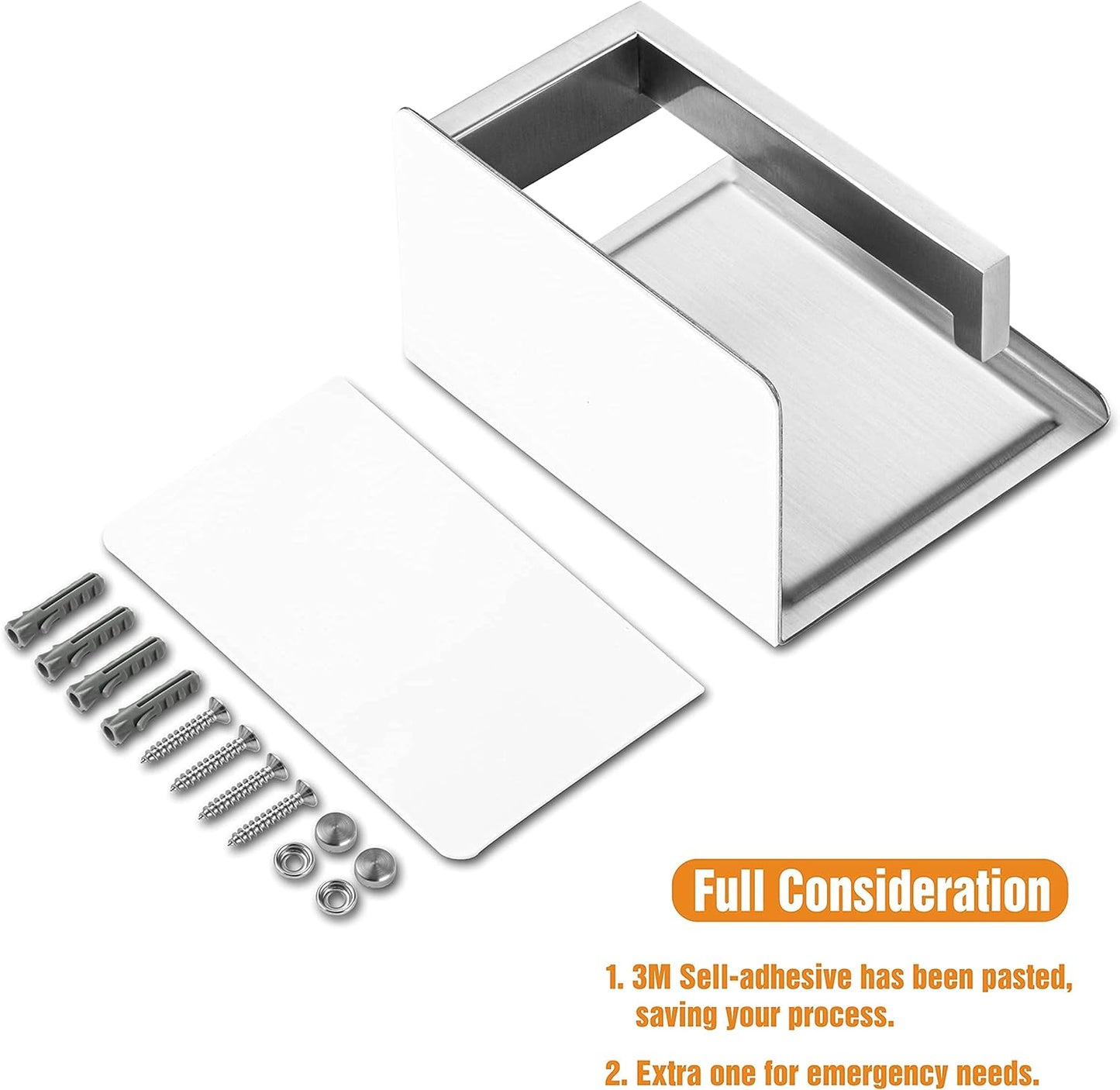Toilet Paper Holder with Shelf