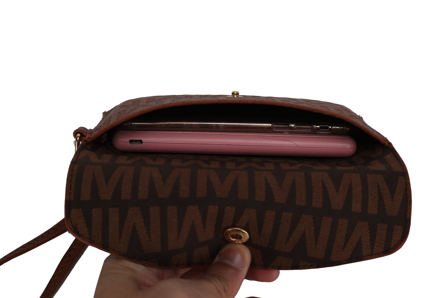 Women's Vegan Leather Tote Bag, Small Tote Handbag, Pouch Purse & Wristlet Wallet Bag - 4 Pcs Set