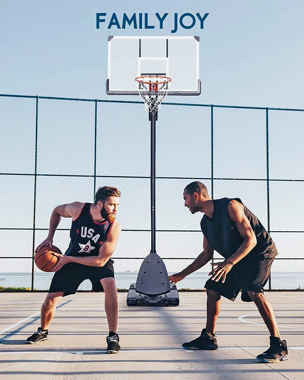Outdoor Adjustable Basketball Hoop