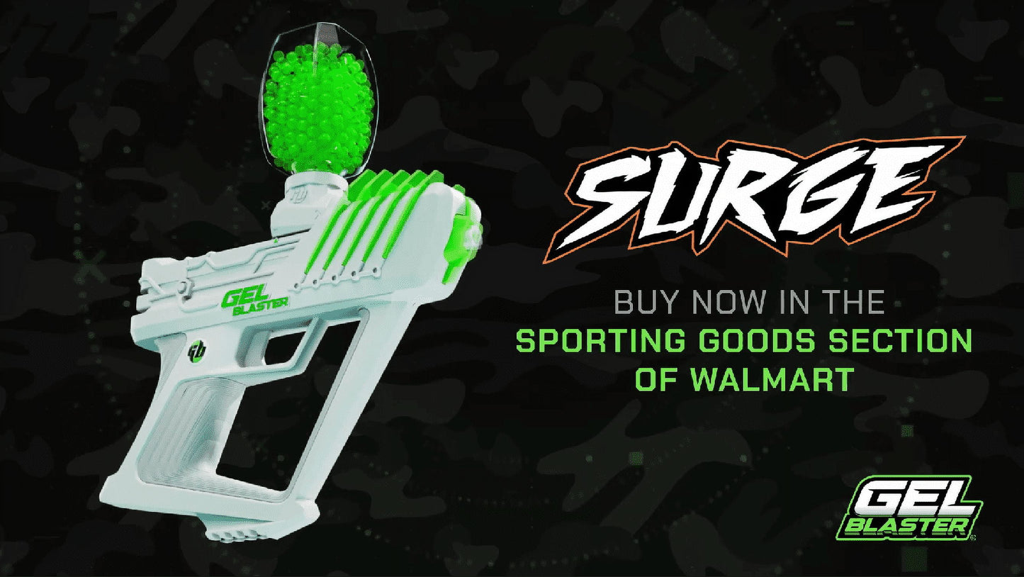 Water-Based Gellet Blaster with 10,000 Electric Green Gellet Pack
