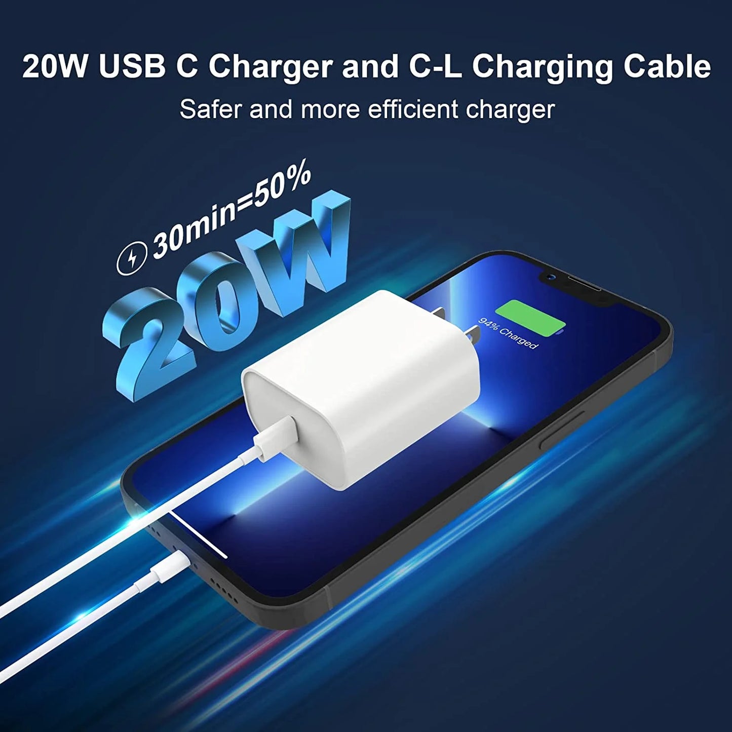 Iphone USB Type C Fast Charger - 3 Pack