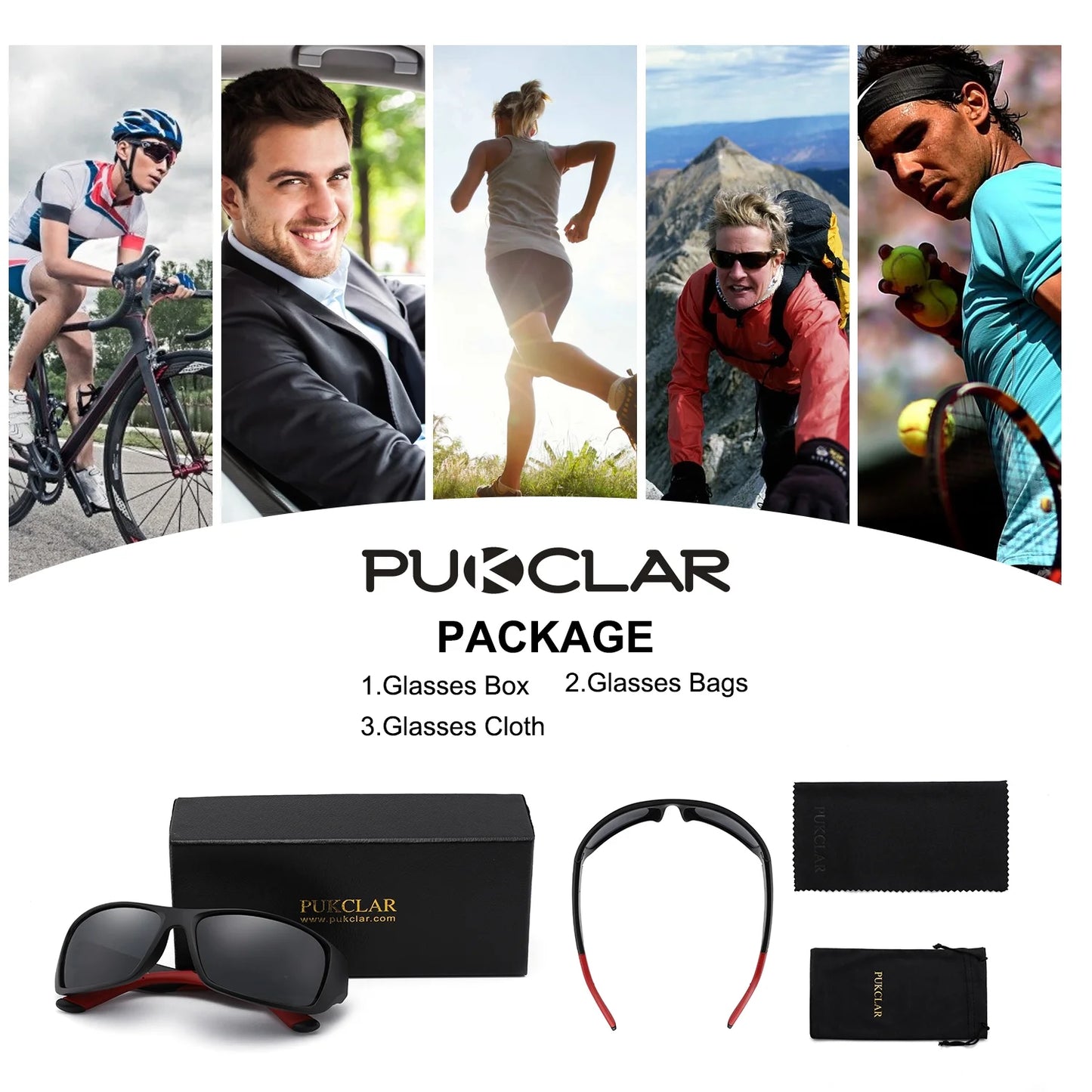 Men's Polarized Sports Sunglasses