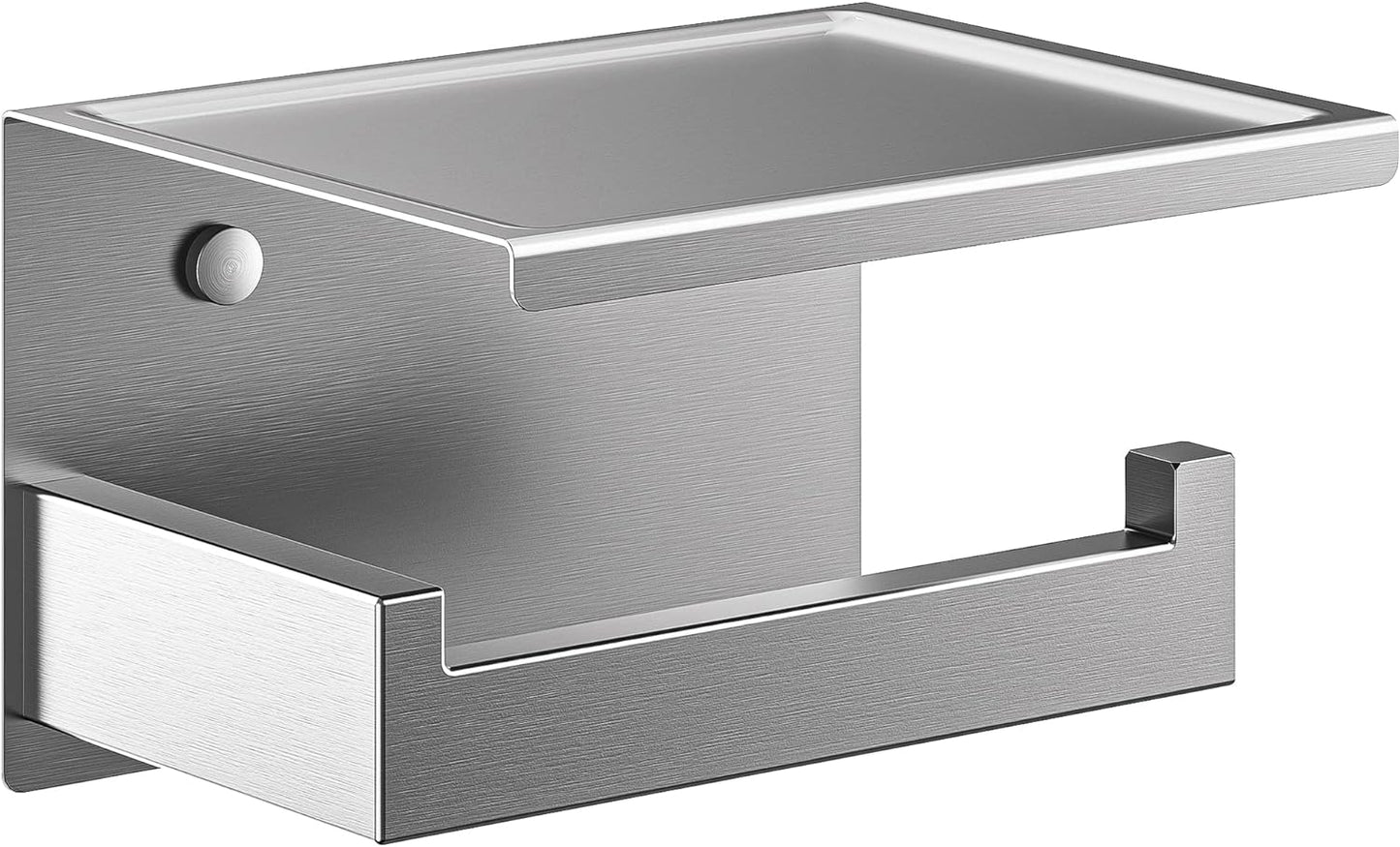 Toilet Paper Holder with Shelf