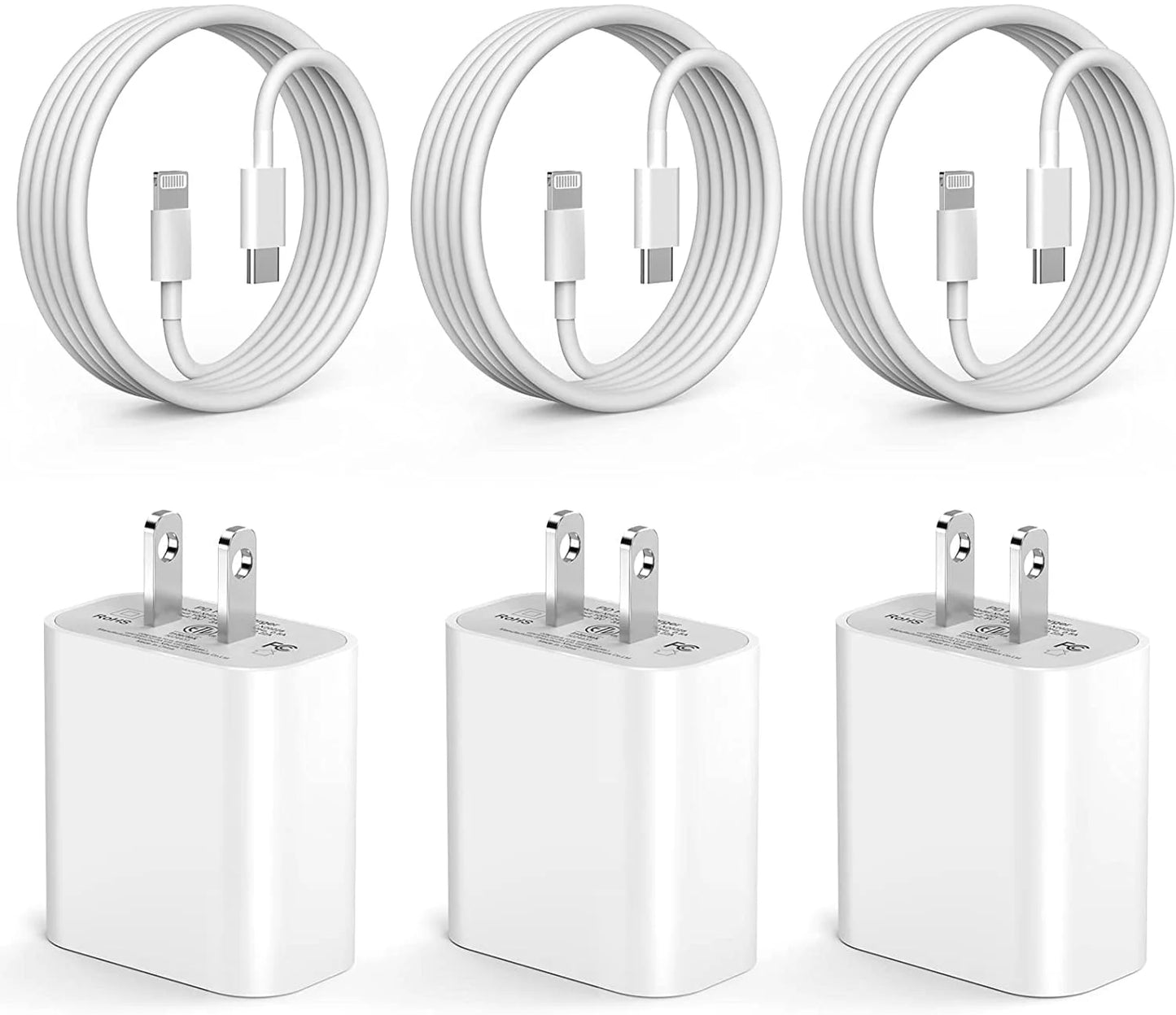 Iphone USB Type C Fast Charger - 3 Pack