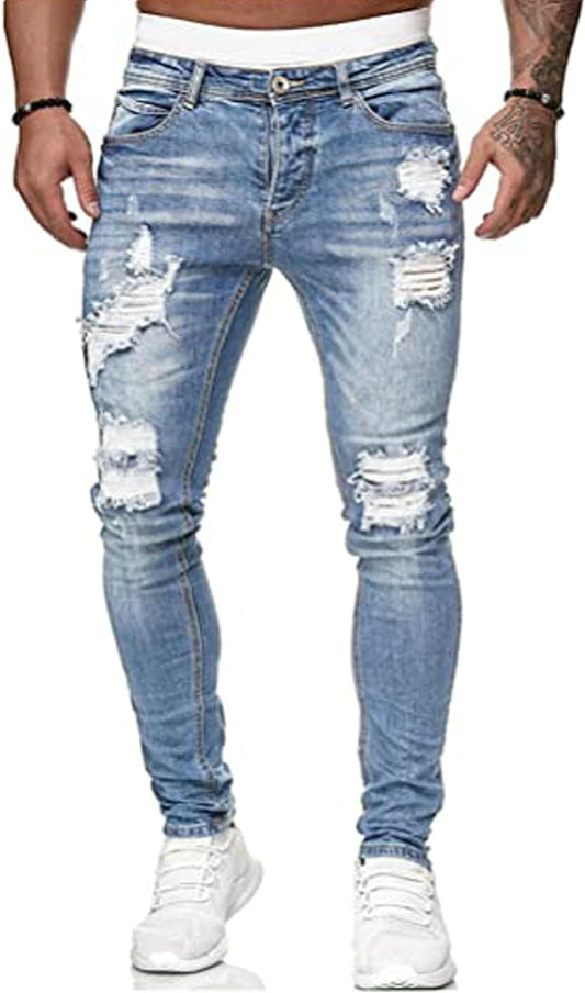 Men's Slim Fit Stretch Denim Jeans 