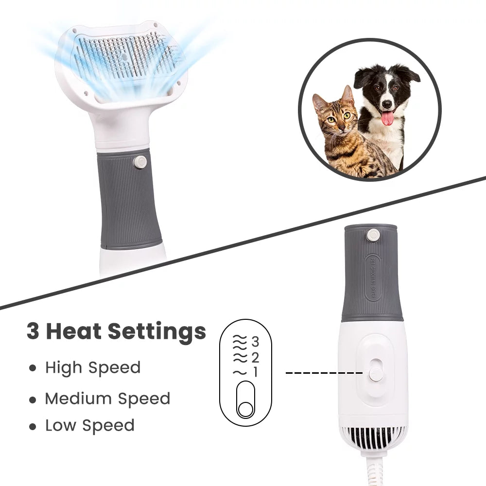 2 in 1 Pet Grooming Brush