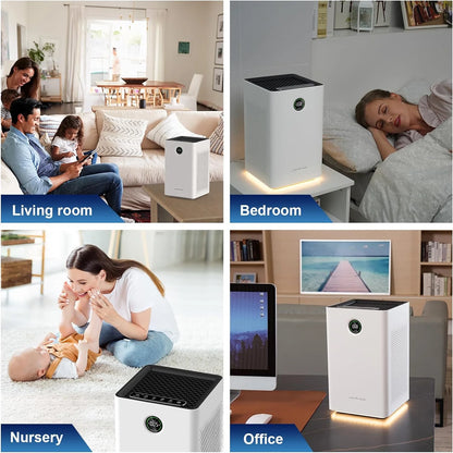 Air Purifier with Activated Carbon, Smart Wifi and Alexa Control