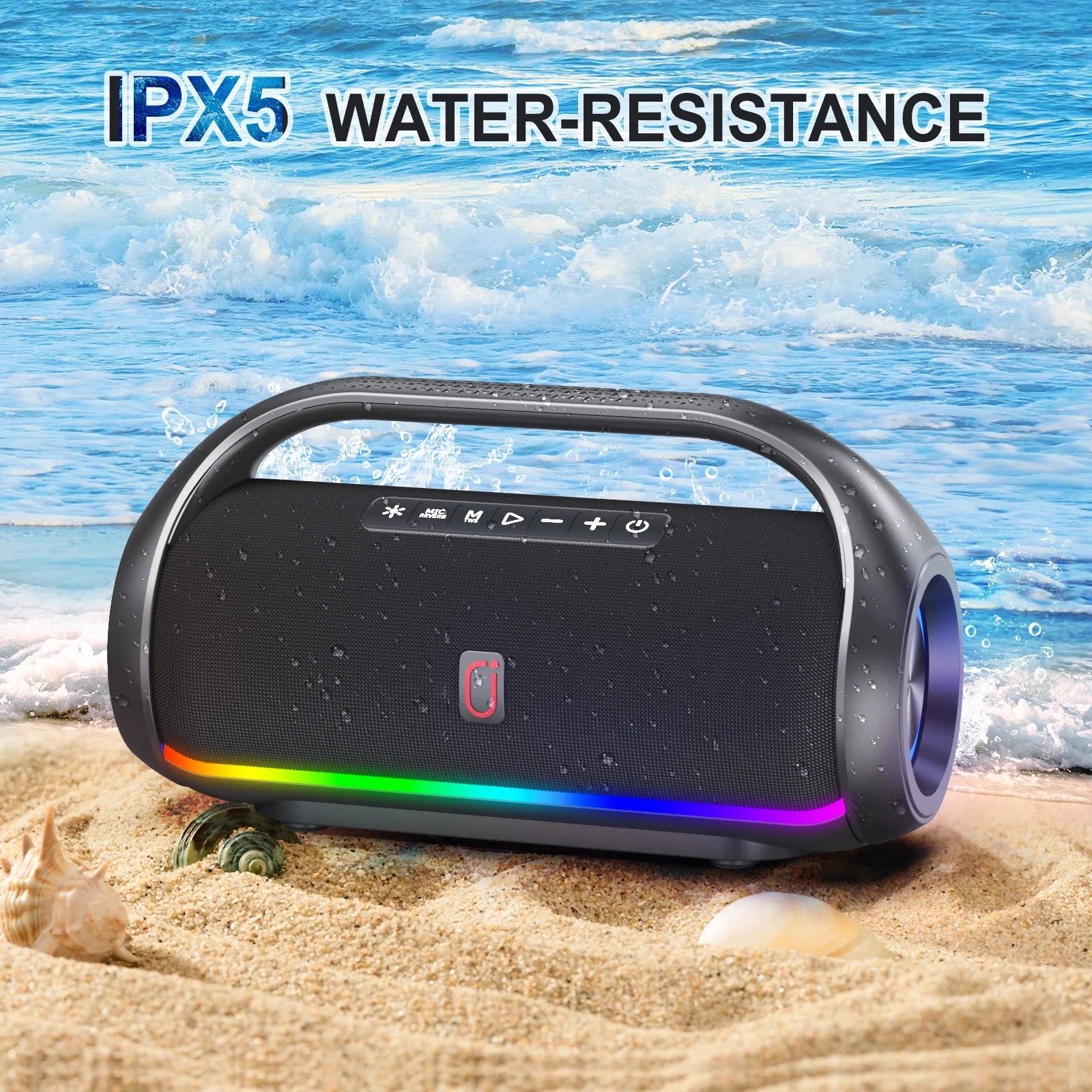 Portable Waterproof Bluetooth Speaker