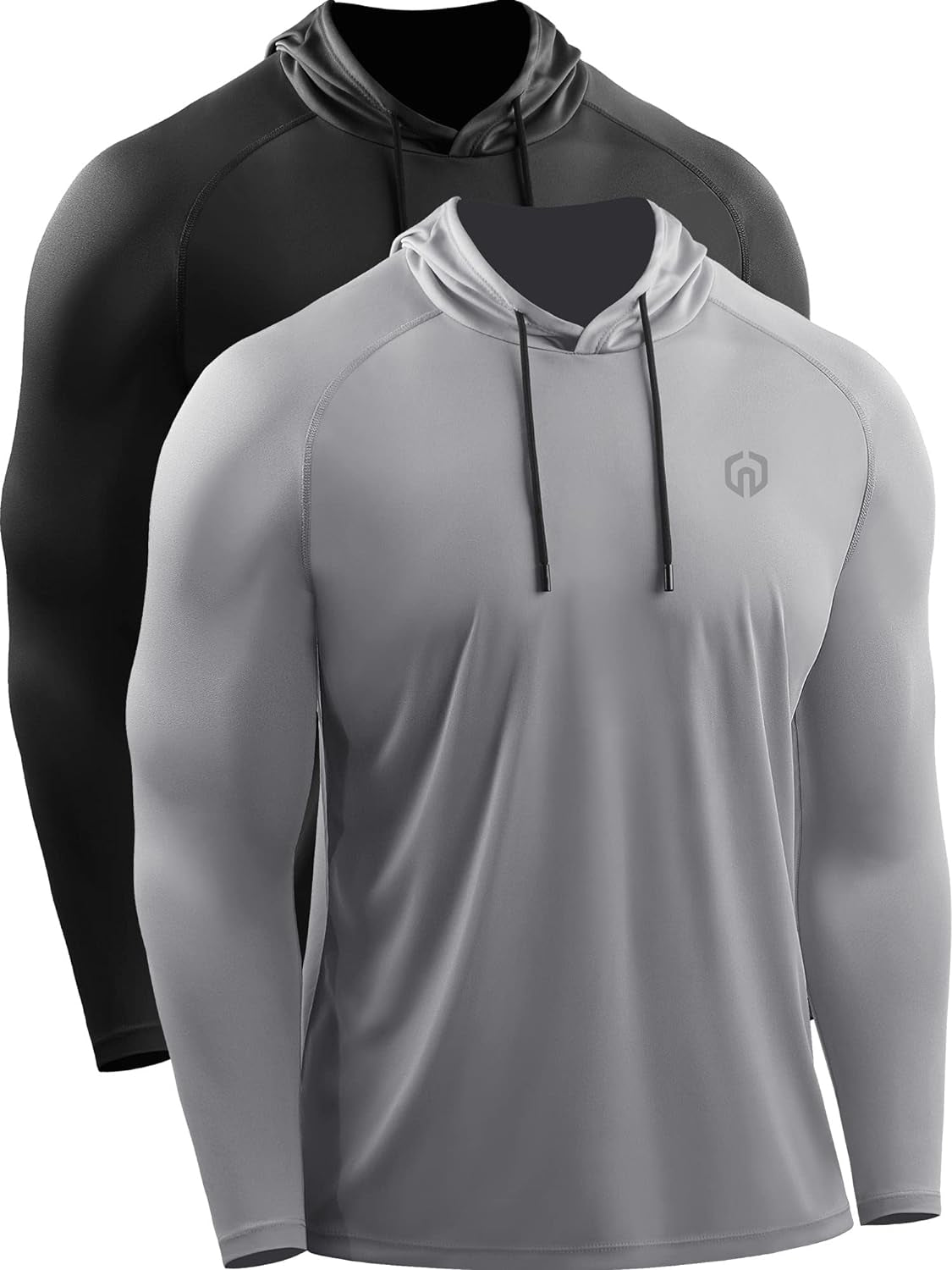 Men's Long Sleeve Workout Shirts with Hoods