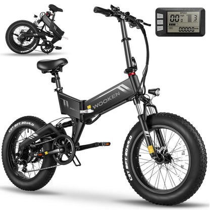 500W Foldable Electric Bicycle with 48V 10Ah Built-In Battery