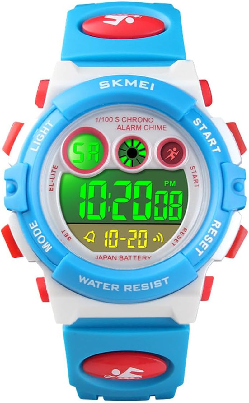 Boy's Digital Waterproof Sports Watch