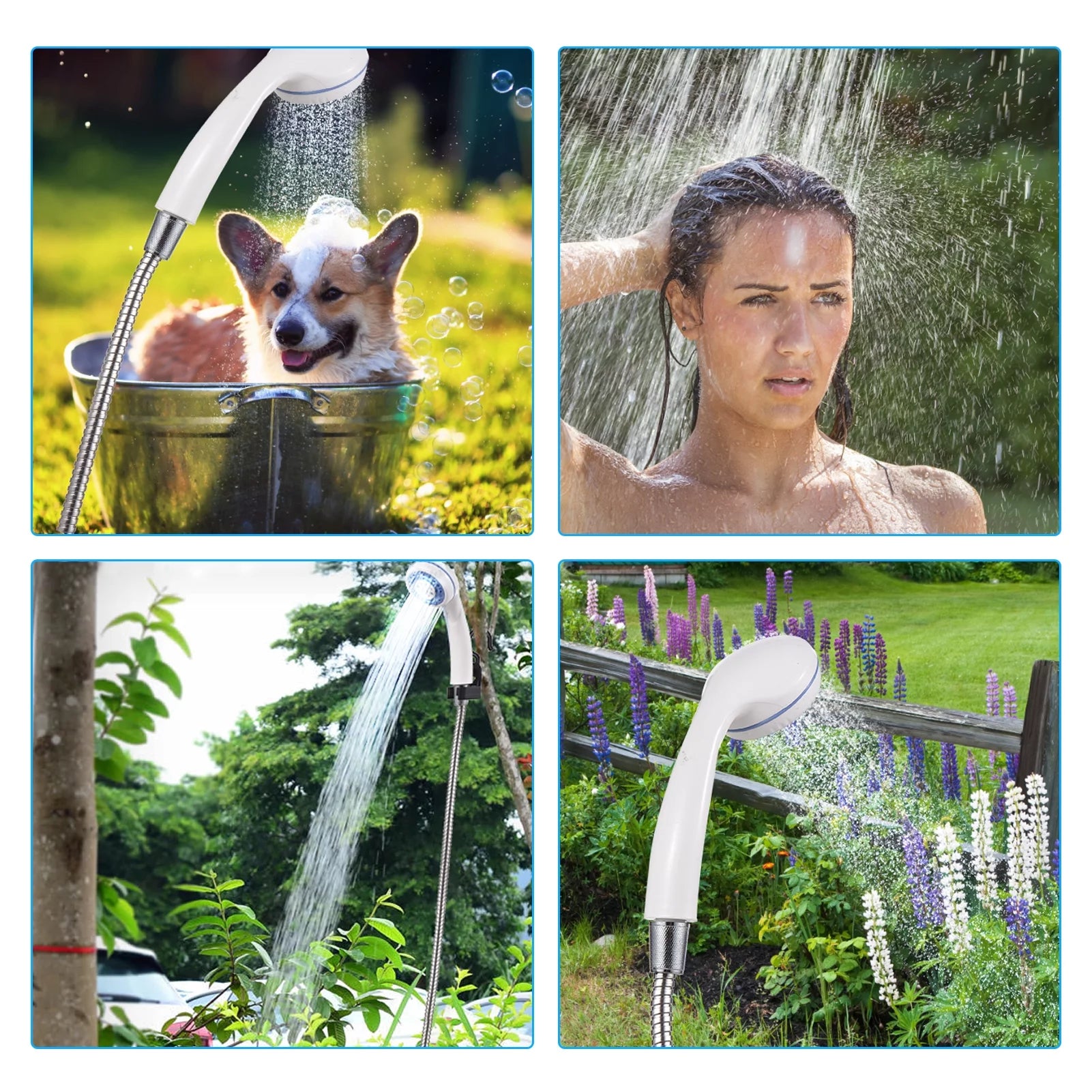 Portable Outdoor Electric Shower 