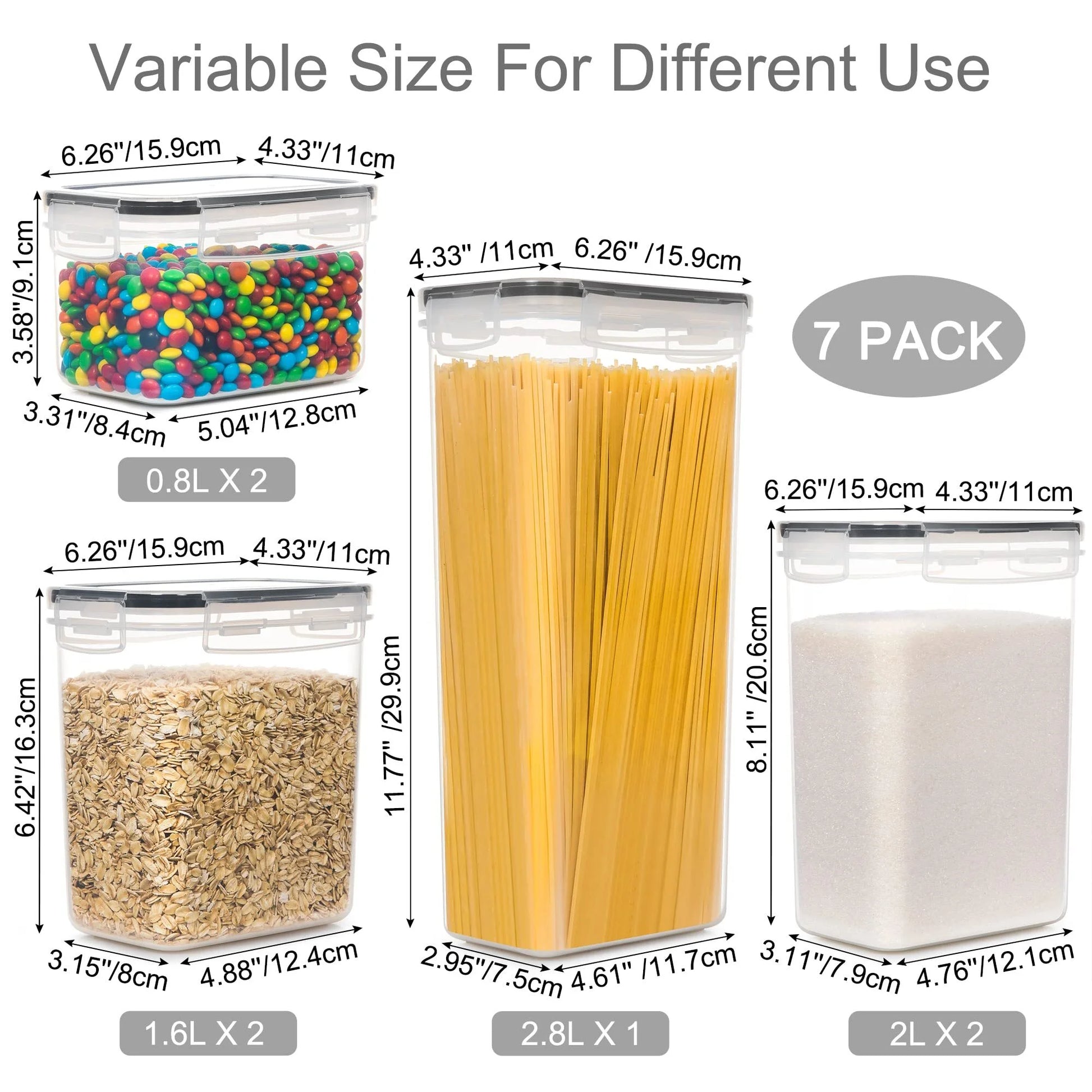 Airtight Food Storage Containers Set