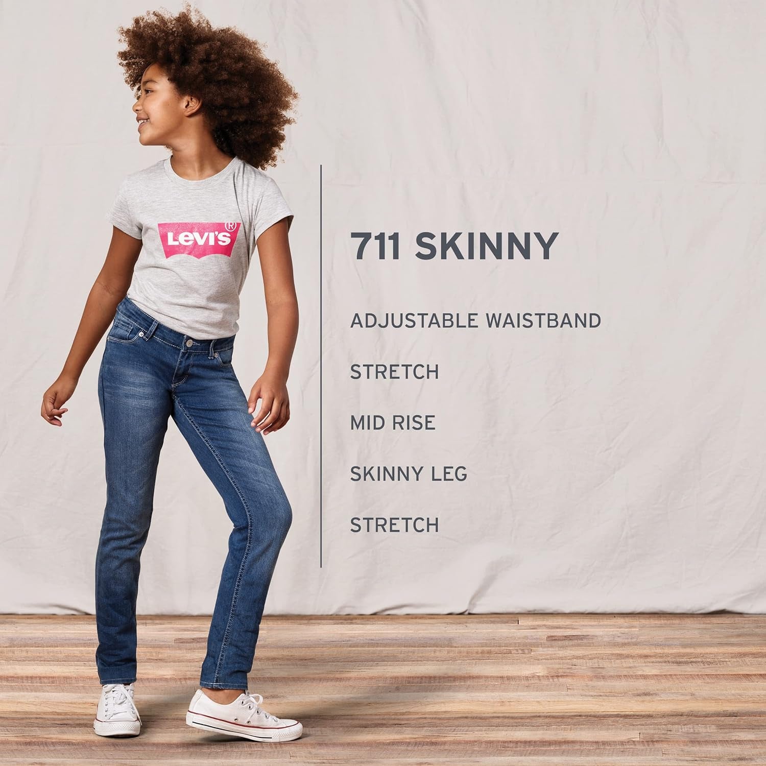 Girl's 711 Skinny Fit Jeans