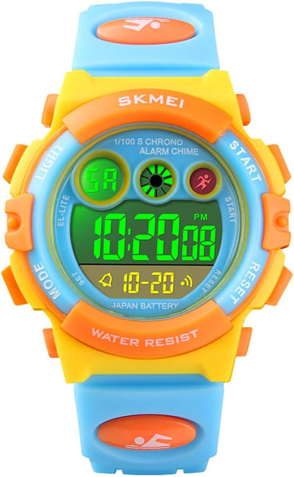 Boy's Digital Waterproof Sports Watch