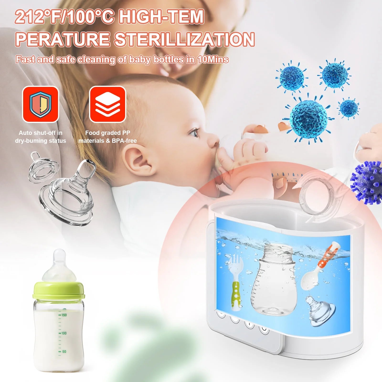 9-in-1 Baby Bottle Warmer