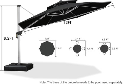 Double Top round Patio Umbrella