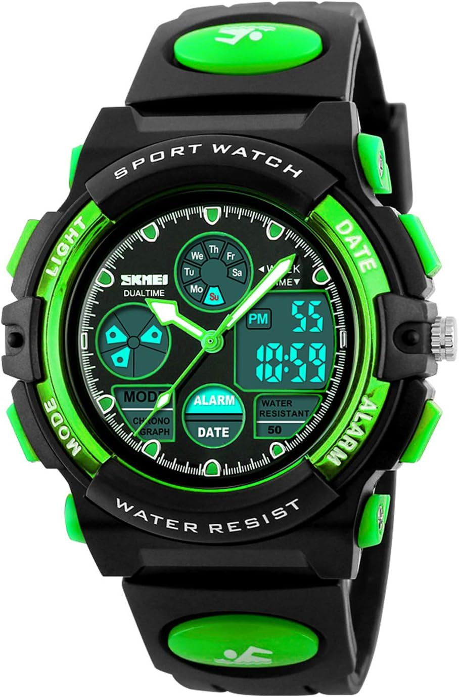 Boy's Digital Waterproof Sports Watch