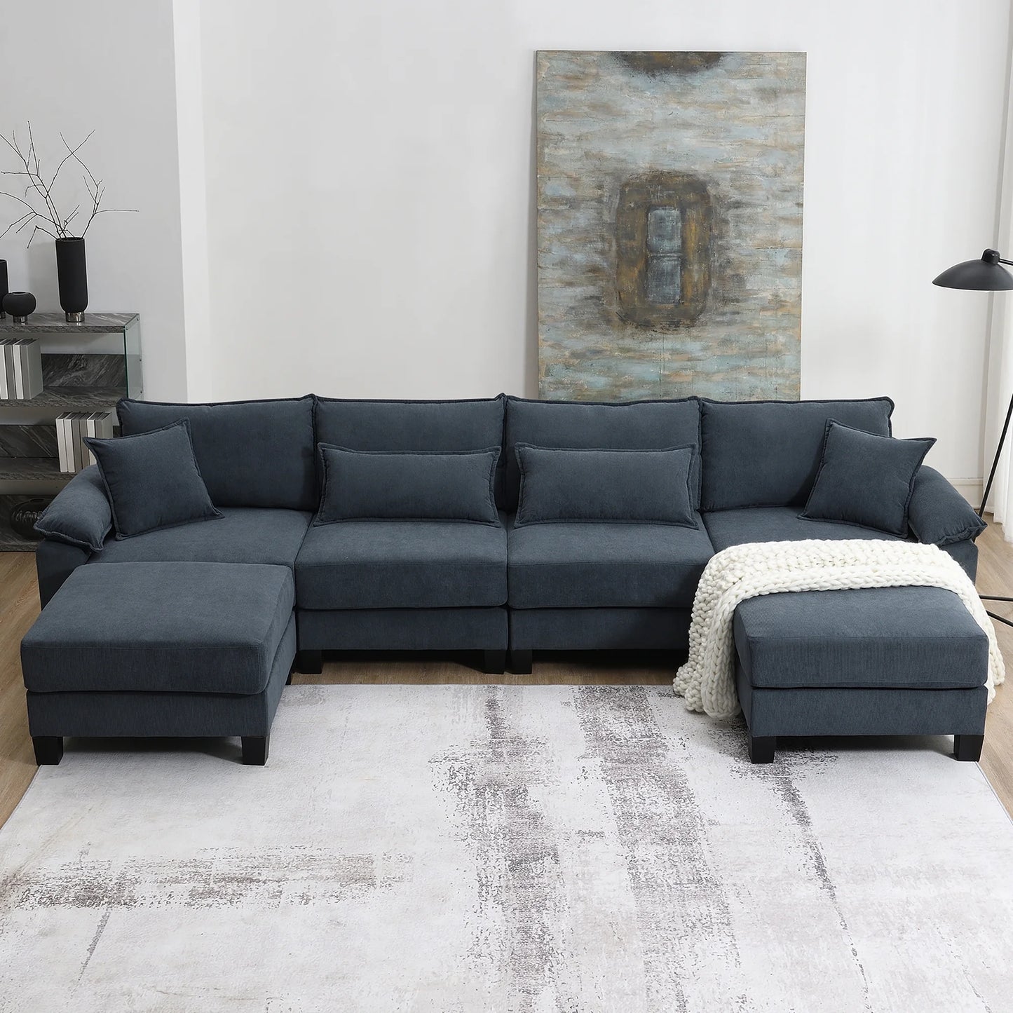 133"  Modular Sectional Sofa 