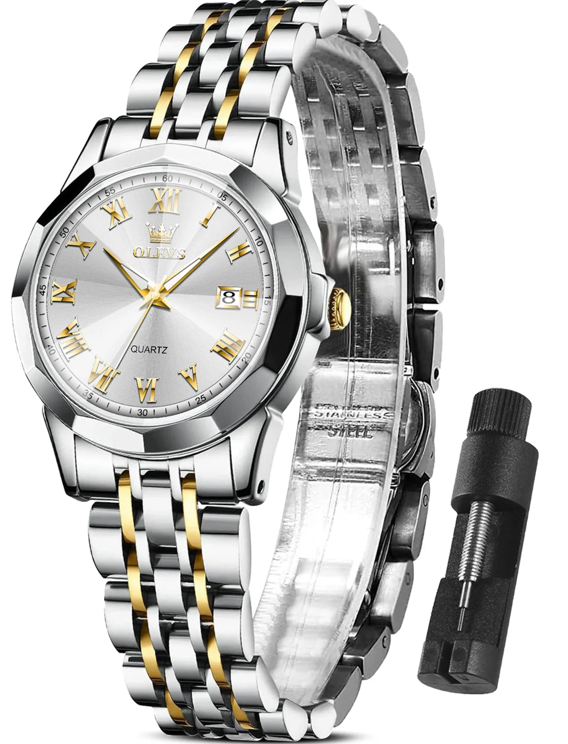 Women's Elegant Stainless Steel Waterproof Watch