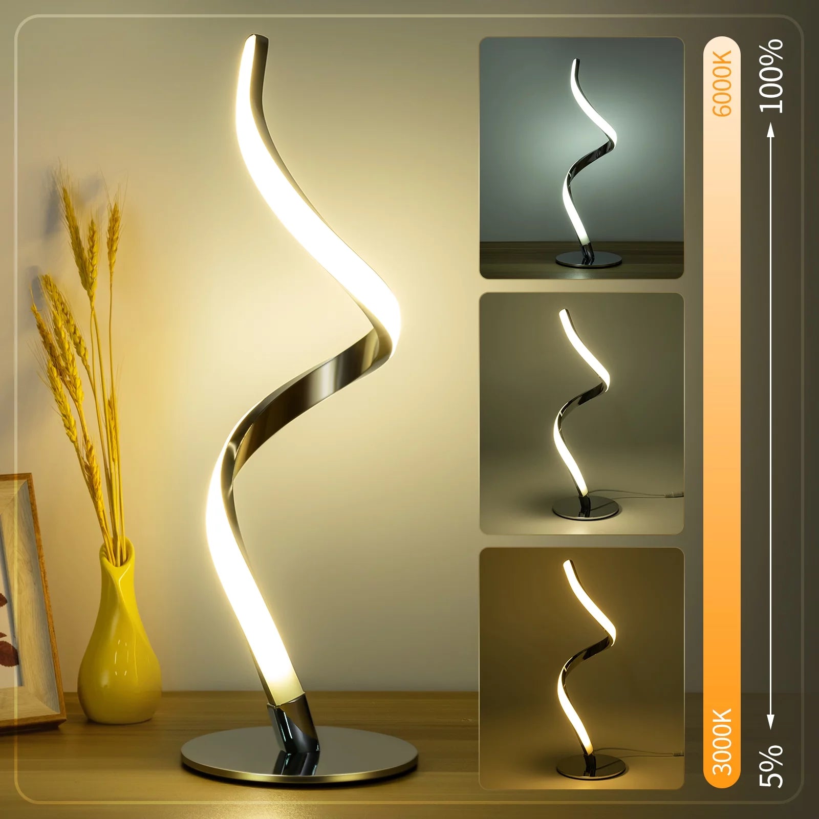 Spiral Table Lamp