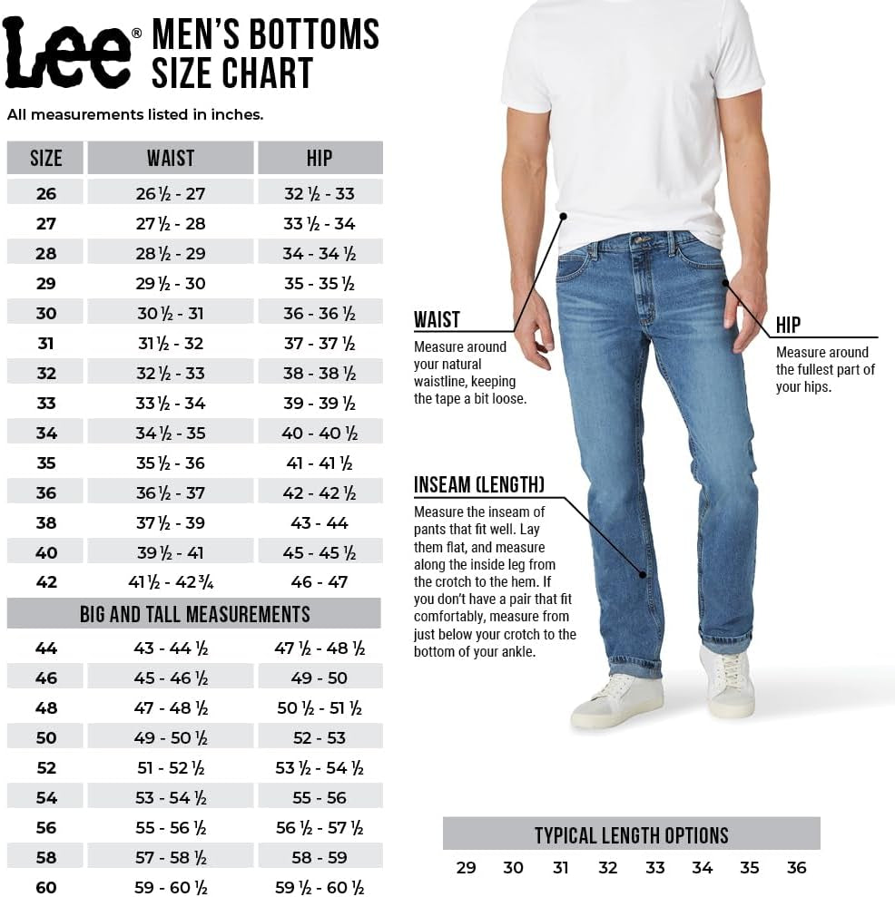 Men's Regular Fit Straight Leg Jeans