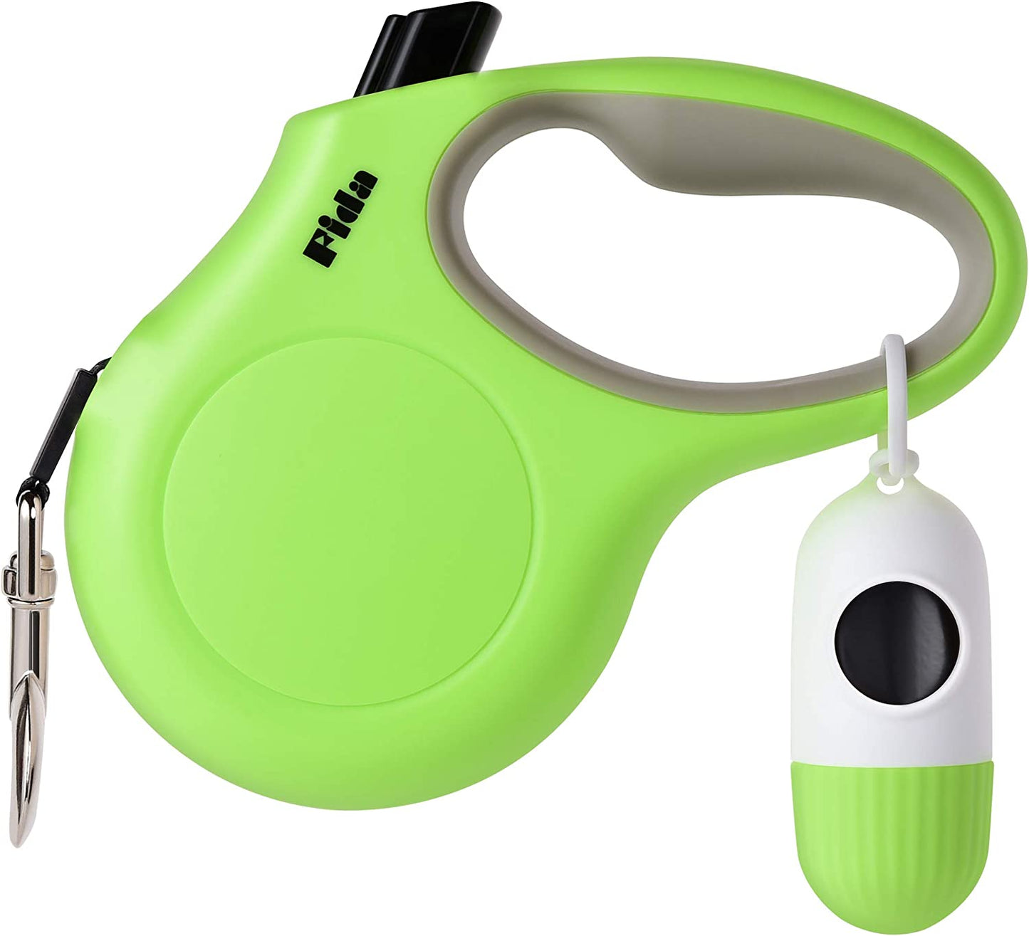 Retractable Dog Leash with Dispenser and Poop Bags