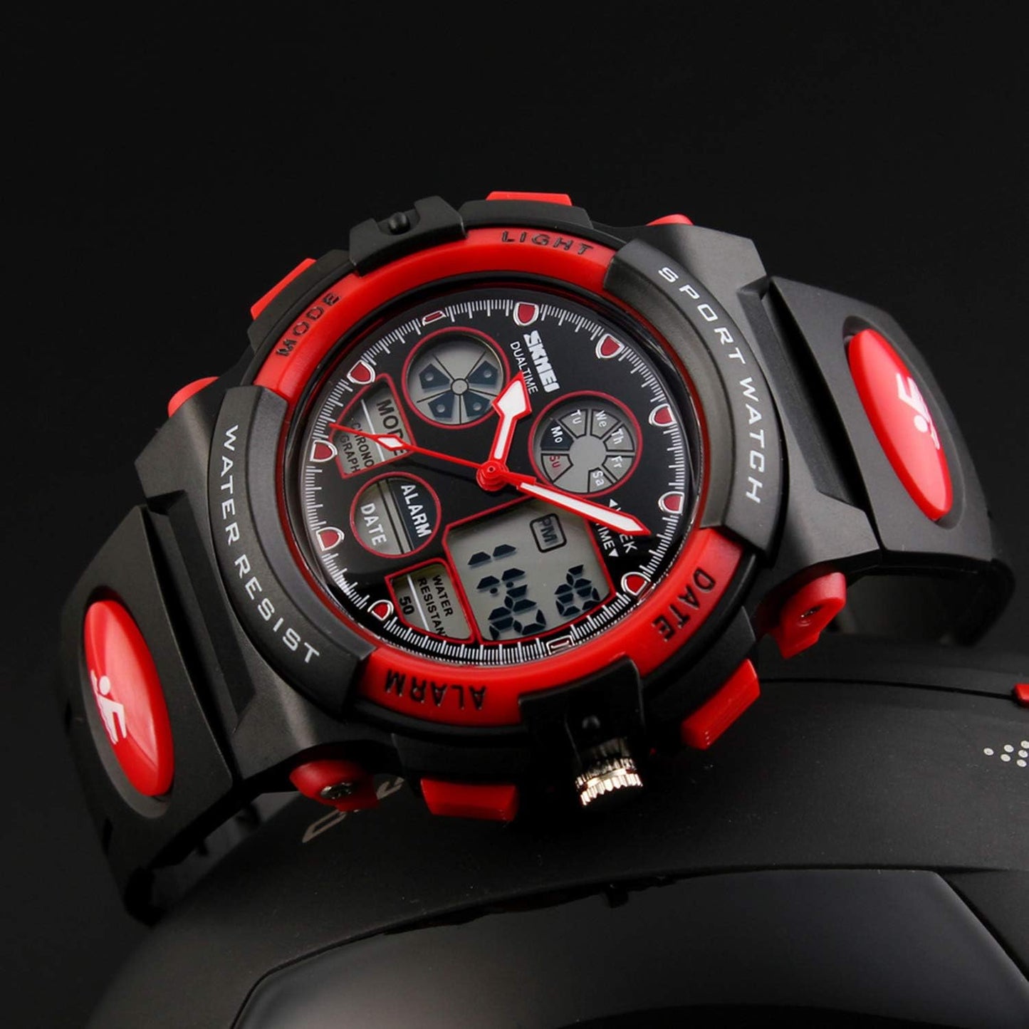 Boy's Digital Waterproof Sports Watch