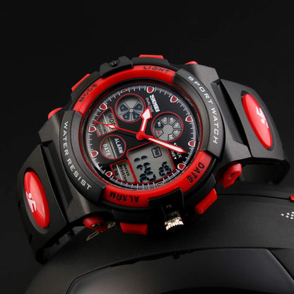 Boy's Digital Waterproof Sports Watch