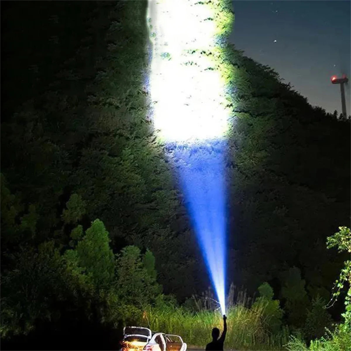 10,000 Lumens LED Tactical Flashlight