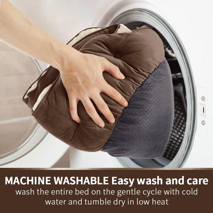 Pet Bed - Extra Soft & Machine Washable 