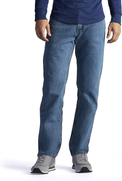 Men's Regular Fit Straight Leg Jeans