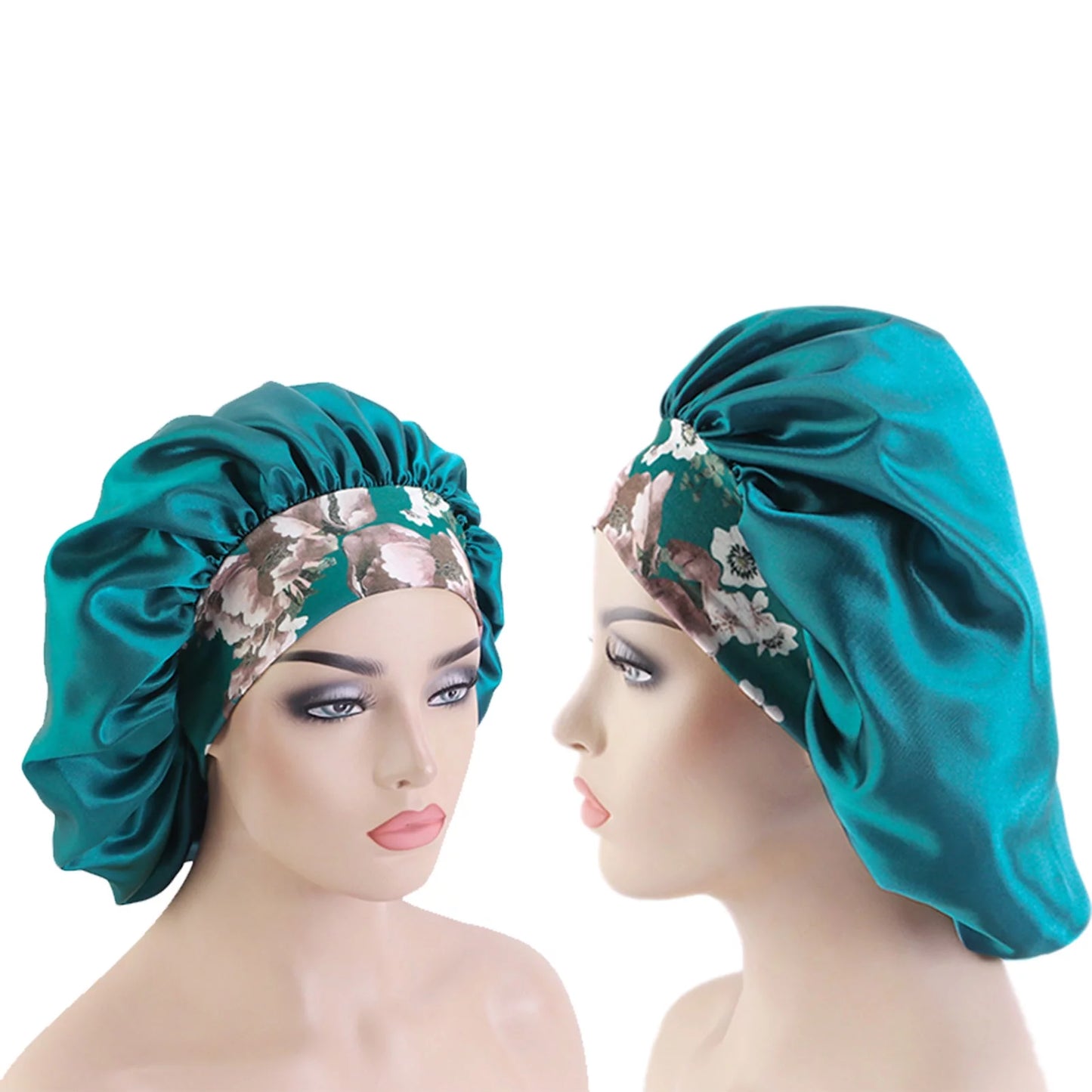 Women's Satin Hair Bonnets - 3 Pcs